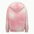 thumbnail image 6 of Towmus Women's Novelty Print Zip Up Hoodies Drawstring Gradient Hooded Sweatshirt Long Sleeve Cute Tops With Pocket XS-6XL, 6 of 6