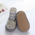thumbnail image 4 of Zecgelong Autumn And Winter Cute Children Toddler Shoes Boys And Girls Flat Bottom Non Slip Lightweight Comfortable Cartoon Bee Socks Shoes Baby Sneakers Size US:7 Gray, 4 of 5