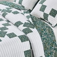 thumbnail image 2 of Floral Quilt Set - Lightweight, Soft, All-Season - 2-Piece Reversible Patchwork Bedding Set (Twin / Twin XL, Garden Star), 2 of 6