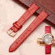 thumbnail image 4 of Correa de reloj de cuero genuino para Cartier White Balloon WGBL005 Correa de reloj para mujer Hebilla de pasador Muesca negra, roja y rosa Pulsera de 16*5 mm, 4 of 5