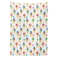 thumbnail image 3 of Ambesonne Ice Cream Tablecloth Rectangular Table Cover, Triple Scoops Grungy, 52"x70", Multicolor, 3 of 4
