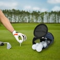 thumbnail image 2 of Portable Large-Capacity Golf Ball Storage Bag with Stable Balance Base Zipper Closure Ergonomic Handle for Golfers Training Outdoor Sports Golf Ball Bags,Blue, 2 of 4