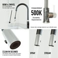 thumbnail image 6 of VIGO Bristol Single Handle Pull-Down Sprayer Kitchen Faucet in Stainless Steel and Matte Black, 6 of 14