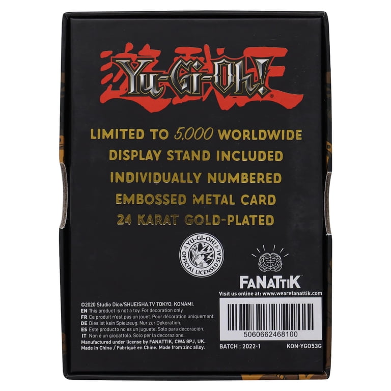 Yu-Gi-Oh! Celtic Guardian Limited Edition 24K Gold-Plated Embossed