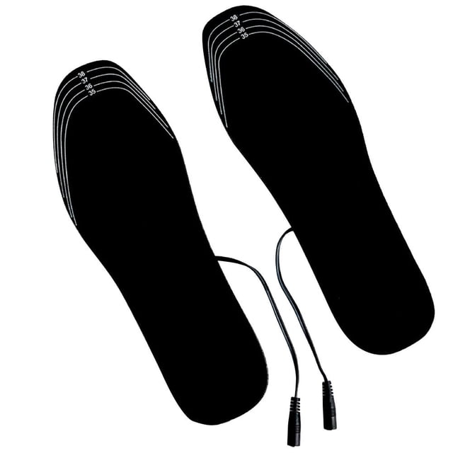 Escalada 2 uds plantillas eléctricas calentadas por USB que mantienen la alfombrilla para zapatos lavable caliente (35-40 USB) Tmvgtek Para Estrenar