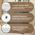 thumbnail image 3 of black Freestanding 24"Bathroom Vanity with Sink 1 Divided Drawer and 2 Soft Close Doors with Dual Door Storage Racks, 3 of 17