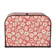 thumbnail image 2 of Picia Beige Flowers Print 4 Slice Toaster Cover , Toaster Protector Dustproof Kitchen Appliance Cover, Kitchen Appliance Dustproof Protector, 2 of 7