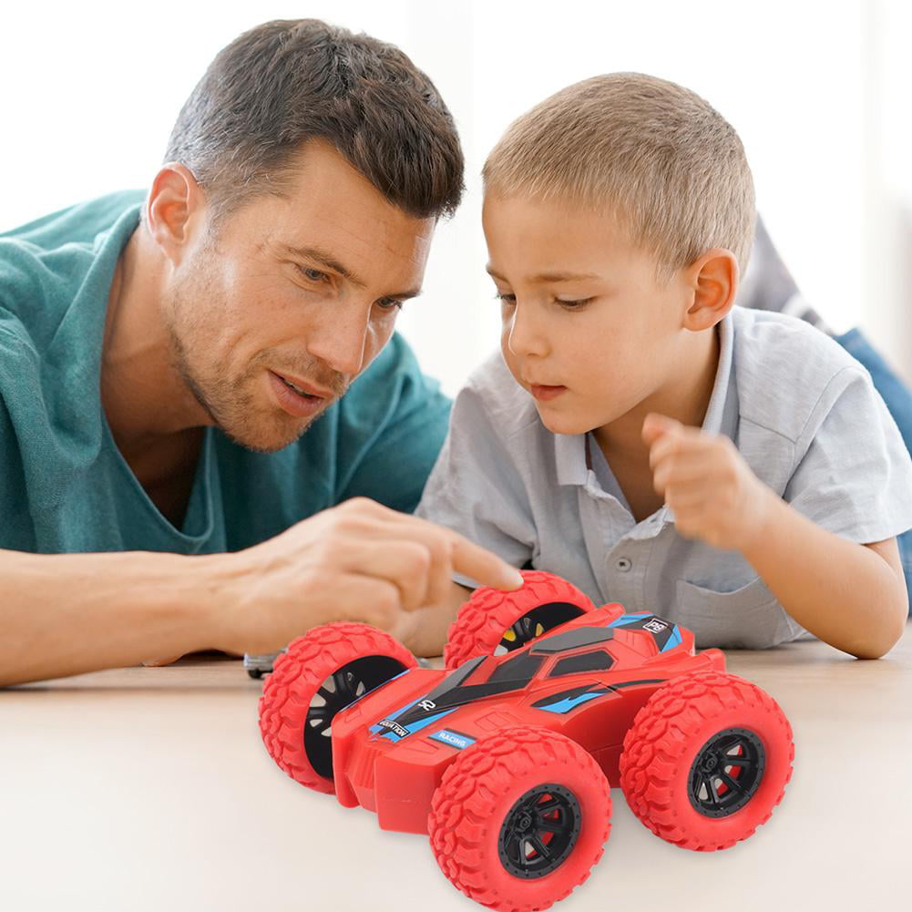Kids Fun Double-Side Vehicle Inertia Shatter-Proof Model Toy Car for Child 