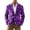 Dark Purple, variant on Mardi Gras blazer for men Corduroy Jacket With Sparkling Sequins Embroidery Festival Party Celebration Formal And Casual Wear