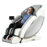 2025 Upgraded 4D Massage Chair Full Body Zero Gravity SL Track Shiatsu Stretching Relief, Back & Calf Heating, Install-free
