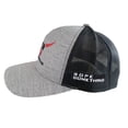 thumbnail image 2 of 7K Roping Logo Cap #3 - Heathered Gray / Black Mesh, 2 of 3