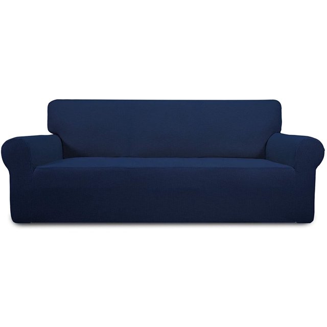 2024 Jacquard Stretch Sofa Slipcover Non Slip Couch Cover Sofa Size Dark Gray