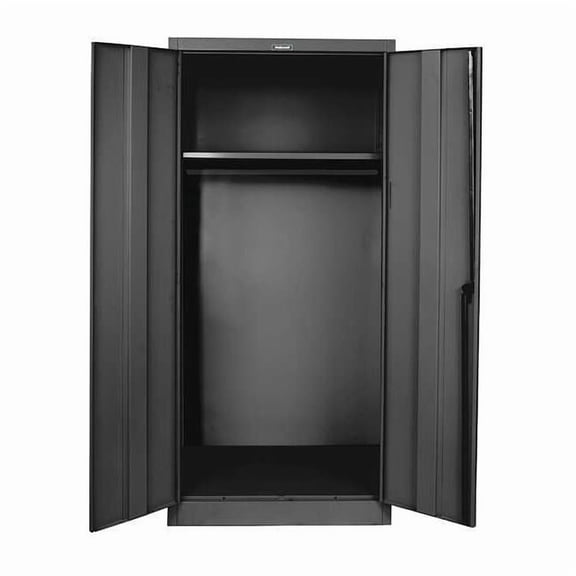Hallowell Storage Cabinet,78"x48"x24",Black,1Shlv 845W24ME