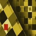 thumbnail image 1 of Ahgly Company Tapis d'Intérieur Lavable en Machine Carré Rouge Nuit, 8 Pieds Carré, 1 of 7
