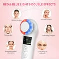 thumbnail image 3 of Face Massager Facial Machine Hot Cold Facial Massager Blue Red Light Devs Ion High Frequency Machine for Anti Wrinkle Anti Aging Skin Firming Tightening Facial Machine, 3 of 7