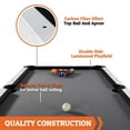 thumbnail image 3 of 6 ft Arcade Drop Pocket Pool Table, Billiard Ball and Cue Stick Set Included, by Hall of Games, 3 of 5