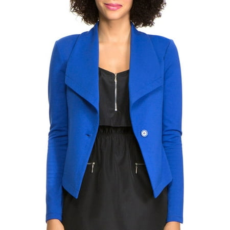 Miss Tina Women's Shawl Collar Blazer - Walmart.com