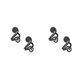 thumbnail image 4 of Guardurnaity 1 par de pendientes para hombre y mujer, adorno de pendiente con forma geométrica, decoración sencilla, joyería de aleación, Negro 2piezas, 4 of 6