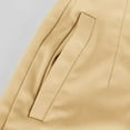 thumbnail image 6 of RYRJJ Women's Cropped Dress Pants with Pockets Business Office Casual Pleated High Waist Slim Fit Pencil Pants for Work Trousers(Beige,S), 6 of 6