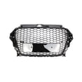 thumbnail image 4 of Ladcaser Bumper Grille Sport Hex Mesh Honeycomb Grill and Fog Light Grille Cover without Fog Light Hole Compatible for Audi S3 2013-2016 OE: 8V3807681K, 8V3807682K, 4 of 9