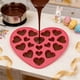 thumbnail image 4 of Molde de silicona para tarta en forma de corazón | Moldes para repostería de San Valentín | Silicona de grado alimentario, diseño flexible antiadherente, horno resistente al calor | 17x15cm Rojo rosa, 4 of 6