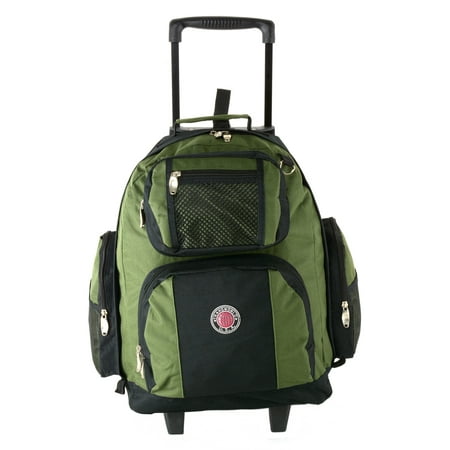 Tw 18 Wheeled Backpack Roomy Rolling Book Bag W Handle Carry On Tw 18 Wheeled Backpack Roomy Rolling Book Bag W Handle Carry On Luggage Back Pack