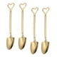 thumbnail image 1 of 4 piezas cucharas en forma de palas cuchara para servir utensilios de cocina cucharas de helado portátiles fáciles de limpiar cucharas de café para Oro puntiagudo, 1 of 9