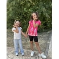 thumbnail image 7 of Arshiner Girls T Shirts Lace Petal Short Sleeves Kids Crewneck Casual Blouse Summer Tops Tees, 7 of 7