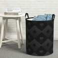 thumbnail image 5 of Picia Black Poker Large Laundry Basket, Waterproof, Freestanding Laundry Hamper, Collapsible Tall Clothes Hamper with Extended Handles-Medium, 5 of 8