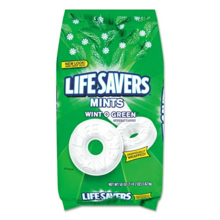 LifeSavers Hard Candy Wint-O-Green 50oz Bag 21524