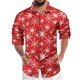 thumbnail image 2 of Nueva camisa de hombre de manga larga con botón de solapa de impresión digital 3D de Navidad Pompotops oipoqjl26807, 2 of 9