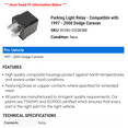 thumbnail image 2 of Parking Light Relay - Compatible with 1997 - 2000 Dodge Caravan 1998 1999, 2 of 2
