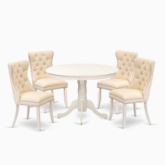 East West Furniture 5 Piece Kitchen Table & Chairs Set