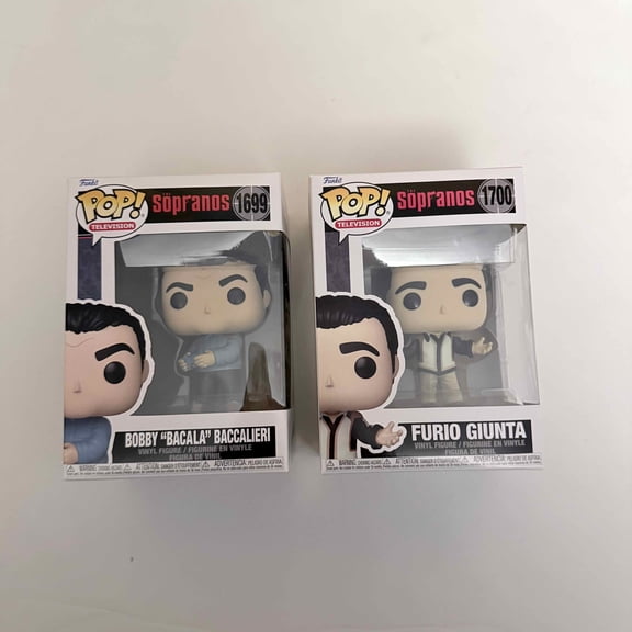 Funko Pop! Television The Sopranos Set of 2 & Protector - Bacala & Giunta