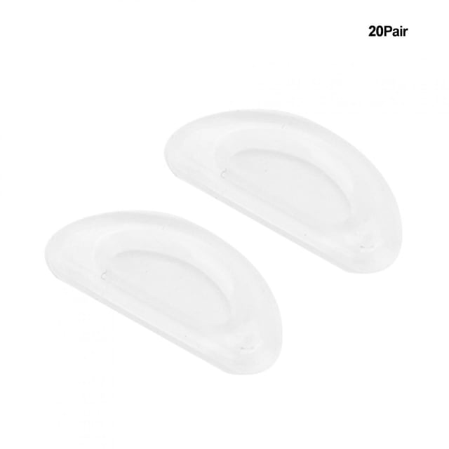 Almohadillas Adhesivas para la Nariz 20 Pares de Mini Almohadillas para la Nariz en Forma de D Almohadillas para la Nariz de Silicona Suave de Grado Premium Almohadillas para la ANGGREK Otros