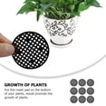thumbnail image 5 of 100Pcs Flower Pot Hole Mesh Pad Round Bonsai Pot Bottom Grid Mat Mesh Garden Drainage Mesh Hole Screens 4. 5X4. 5cm, 5 of 6