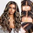 thumbnail image 1 of Peluca JKD Highlight Wear and Go, cabello humano sin pegamento, 32 pulgadas, 1 of 8