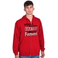 thumbnail image 5 of Funny Worlds Greatest Father Farter Zip Hoodie Sweatshirt Men Brisco Brands M, 5 of 5
