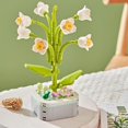 thumbnail image 1 of Compatible con Lego senbao Flower Face Tea Music Box, juguete para niños ensamblado, bloques de construcción, regalo de flores, 1 of 6