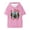 Pink, variant on Josiah Queen Mt. Zion Hooded T-shirt Unisex Short Sleeve Tee Casual Trendy Tops