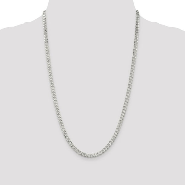 Silver curb 2024 chain 16 inch