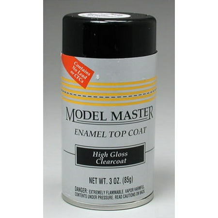 Testors Model Master Spray - Testors 2936 Model Masters High Gloss Clear Top Coat Spray Can