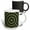 Multicolor, variant on 3drose, Futurist Portal Mandala Radial Circle Pattern 3, 15oz Mug