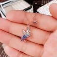 thumbnail image 6 of Pretty Jewelry 925 Silver,Rose Gold Necklace Pendant Cubic Zircon Party Gift, 6 of 6
