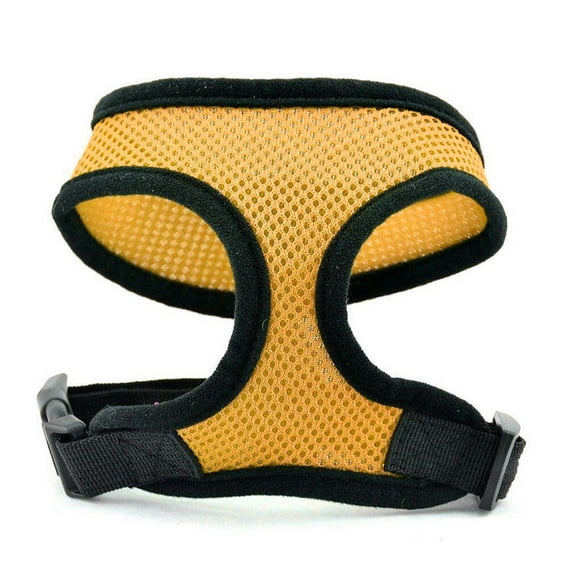 Billuyoard Mascota Control Arnés para Perro Cachorro Gato Suave a Pie Cuello Seguridad Tira Suministros para perros Amarillo XS
