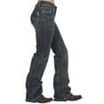 thumbnail image 3 of Stetson Ladies Trouser Style Western Jean Grey W/Chevron Back Pkt 10 R, 0214, 3 of 4