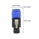 thumbnail image 2 of FENGGUIQU 10Ud Adaptadores Plásticos Para Conexión De Audio En Altavoces Sencillo Y Duradero, 2 of 8