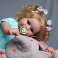 thumbnail image 4 of Muñeca Reborn JIZHI Lifelike de 20 pulgadas con kit de alimentación para mayores de 3, 4 of 8