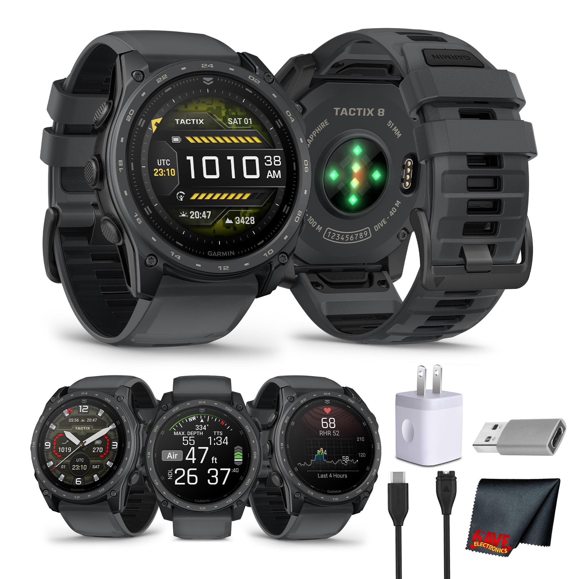 Garmin fenix 7X Sapphire Solar 51mm GPS Wristwatch for Runners