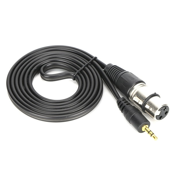 Cable de micrófono NikouMX PV XLR macho Maleto XLR hembra de 3,5 mm